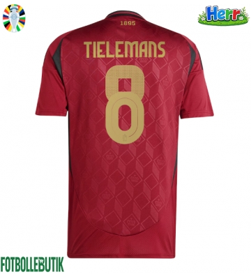 Belgien Youri Tielemans #8 Hemmatröja EM 2024 Kortärmad